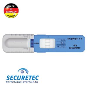 DrugWipe 5S - 5 минутен слюнчен тест за хероин, кокаин, амфетамини, екстази, метафетамин и канабис