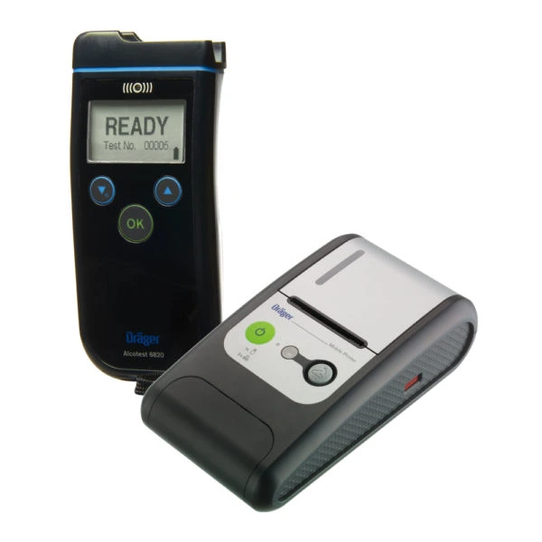 Комплект ALCOTEST®6820 с принтер, общ куфар и 250 мундщука