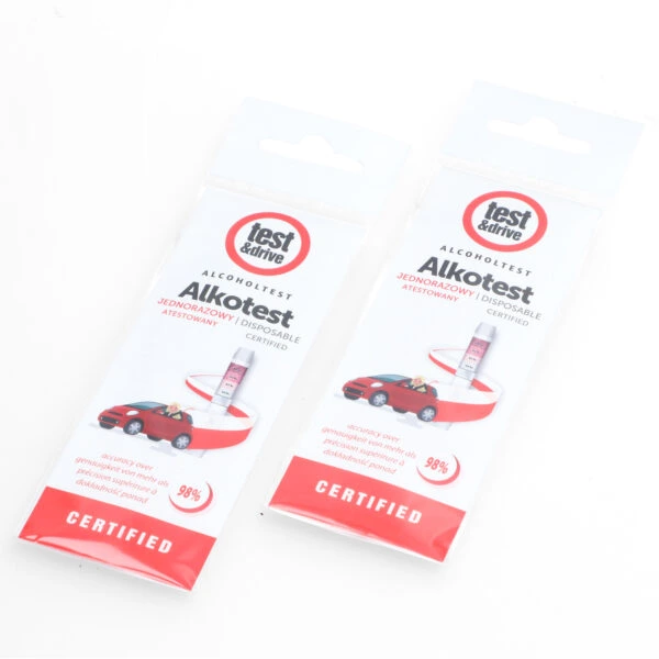 Test&Drive - eднократен тестер за алкохол със скала
