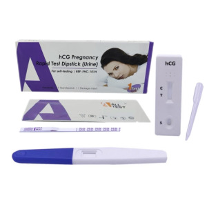 Тест за бременност, лента, касета, писалка